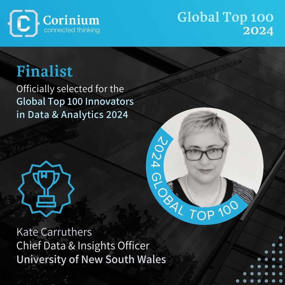 Kate Carruthers Top 100 Data Leaders Corinium