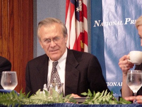 The Poetry of D.H. Rumsfeld - Recent works by the secretary of defense. - A fabulous collection taken straight from the DOD website